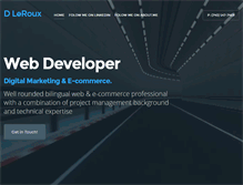 Tablet Screenshot of dleroux.com